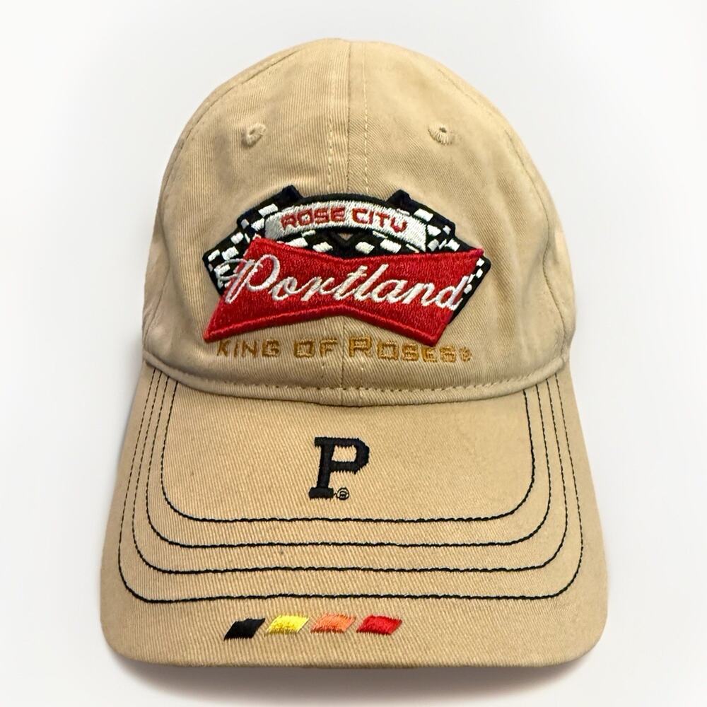 Portland Gear Mens Rose City Portland King Of Roses Strapback Hat Baseball Cap